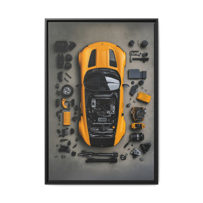 AMG GT Black Series Framed Canvas