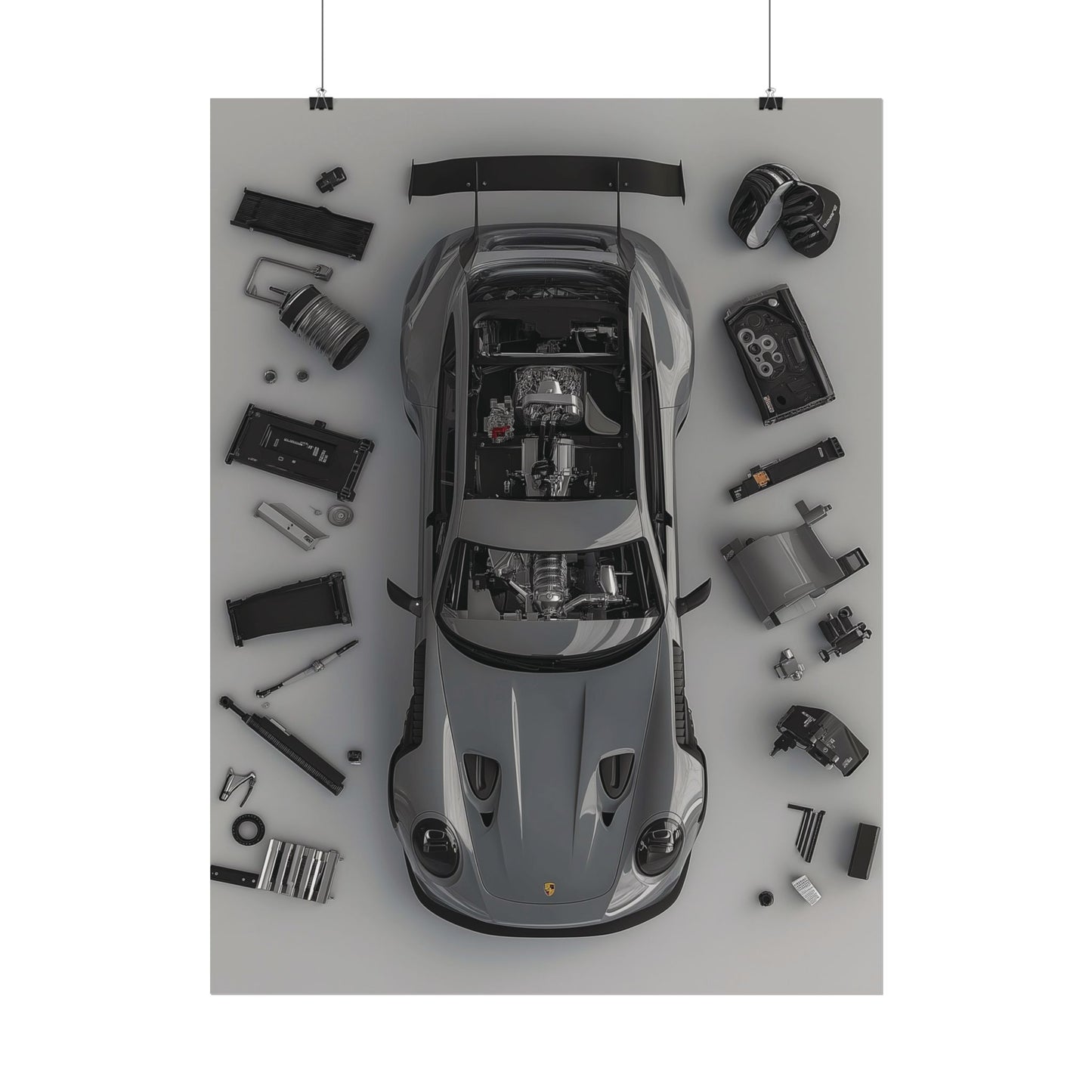 Porsche GT3RS Rolled Poster