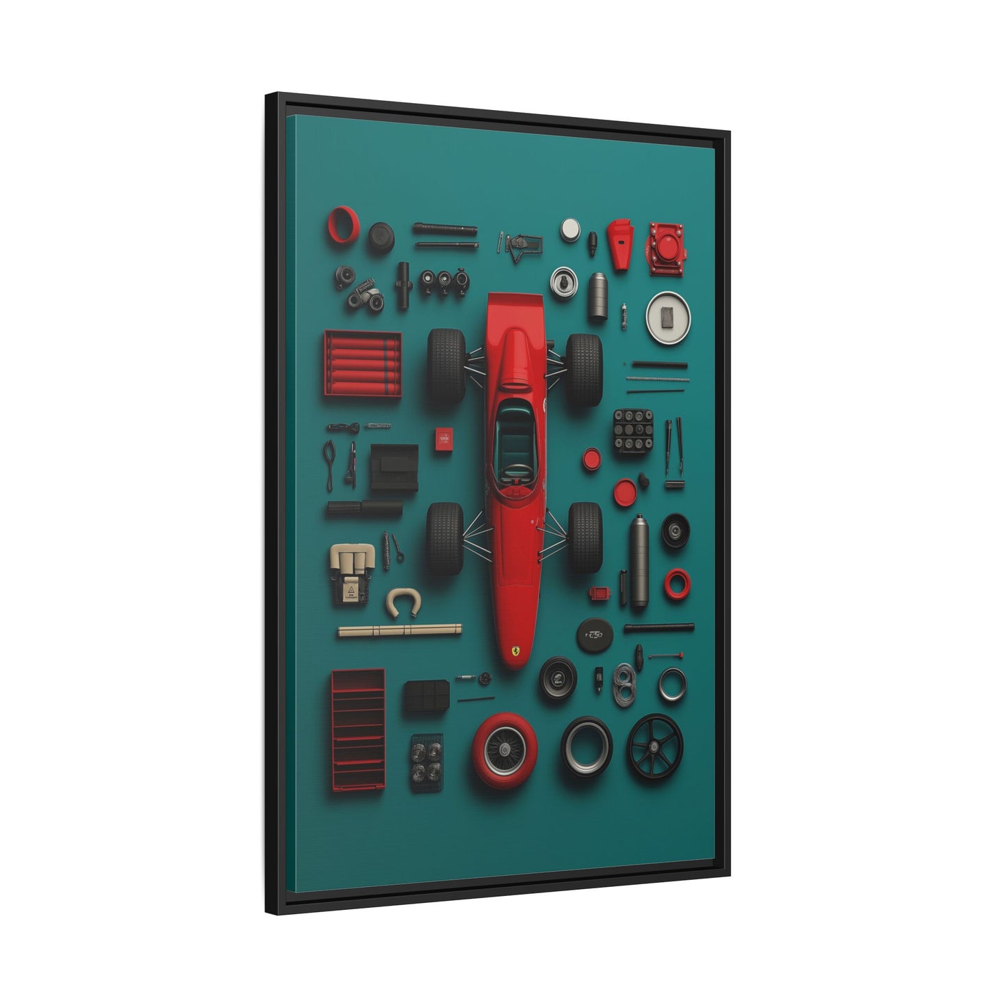 F1 Classic Framed Canvas