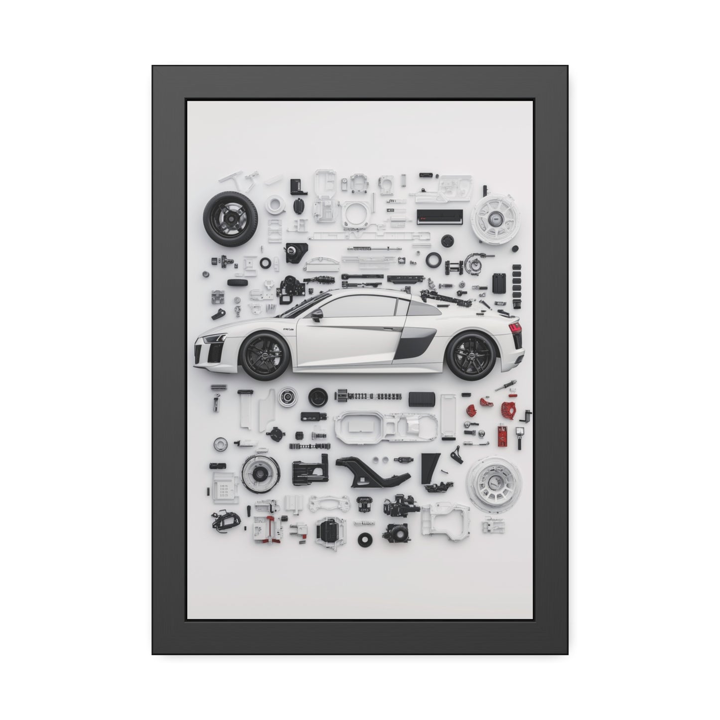 Audi R8 Framed Poster US