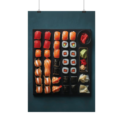 Sushi Rolled Poster
