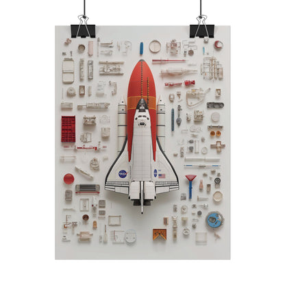 Shuttle Rolled Poster