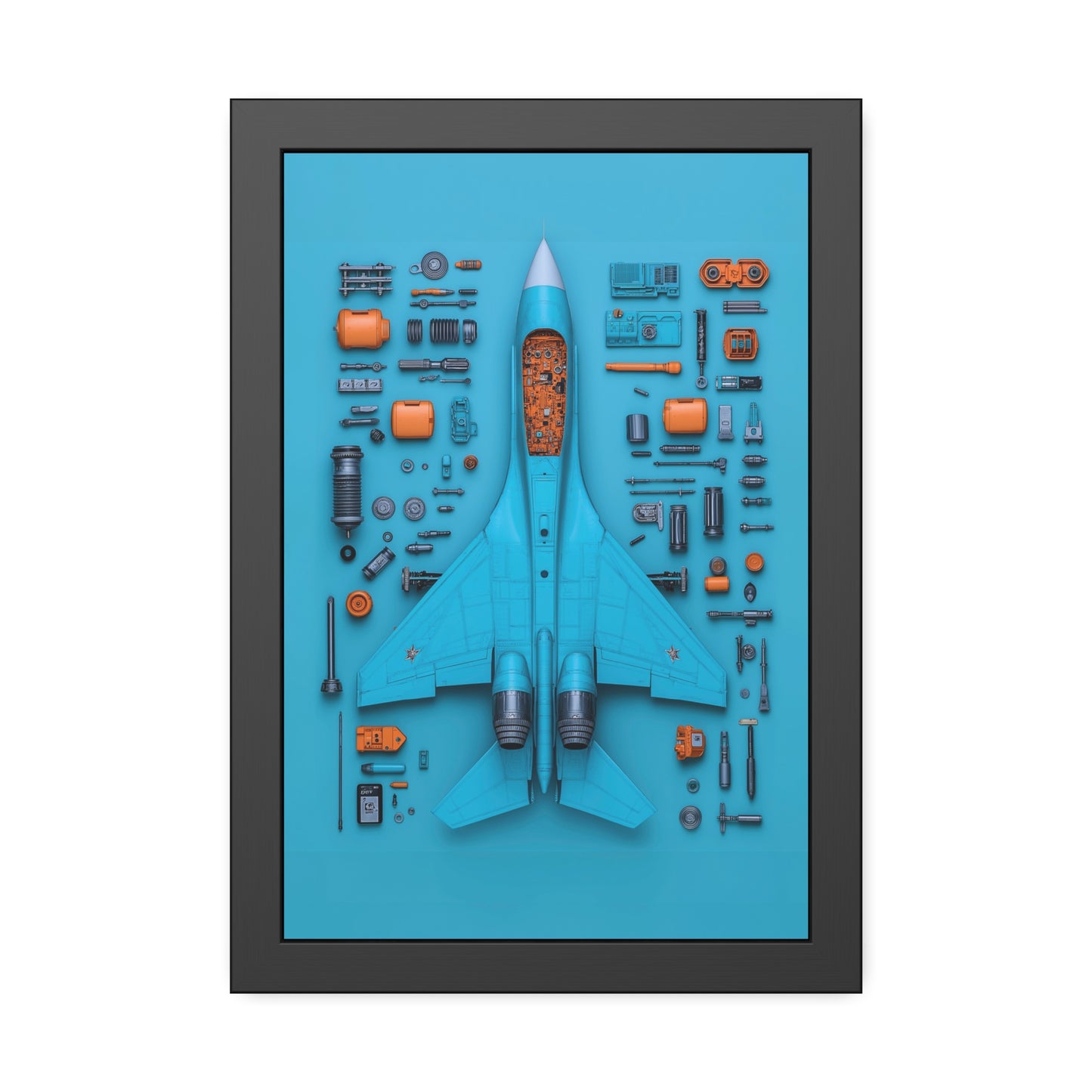 Jet Framed Poster US