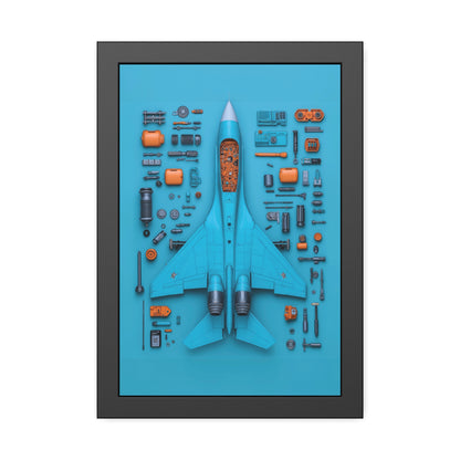 Jet Framed Poster US