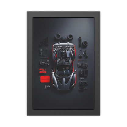 Senna Framed Poster US