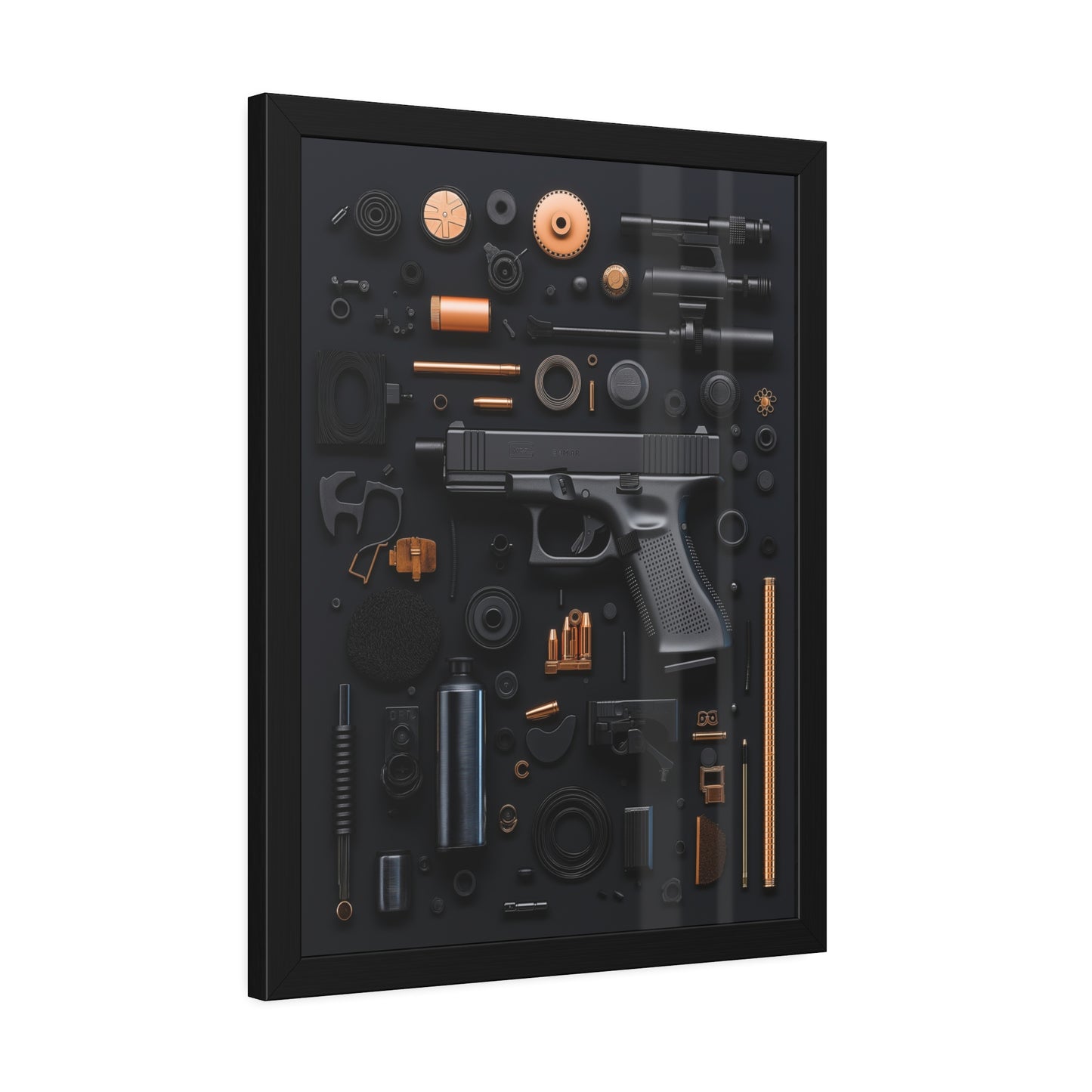 Black Gun_Art Framed Poster US