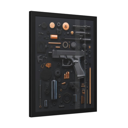 Black Gun_Art Framed Poster US