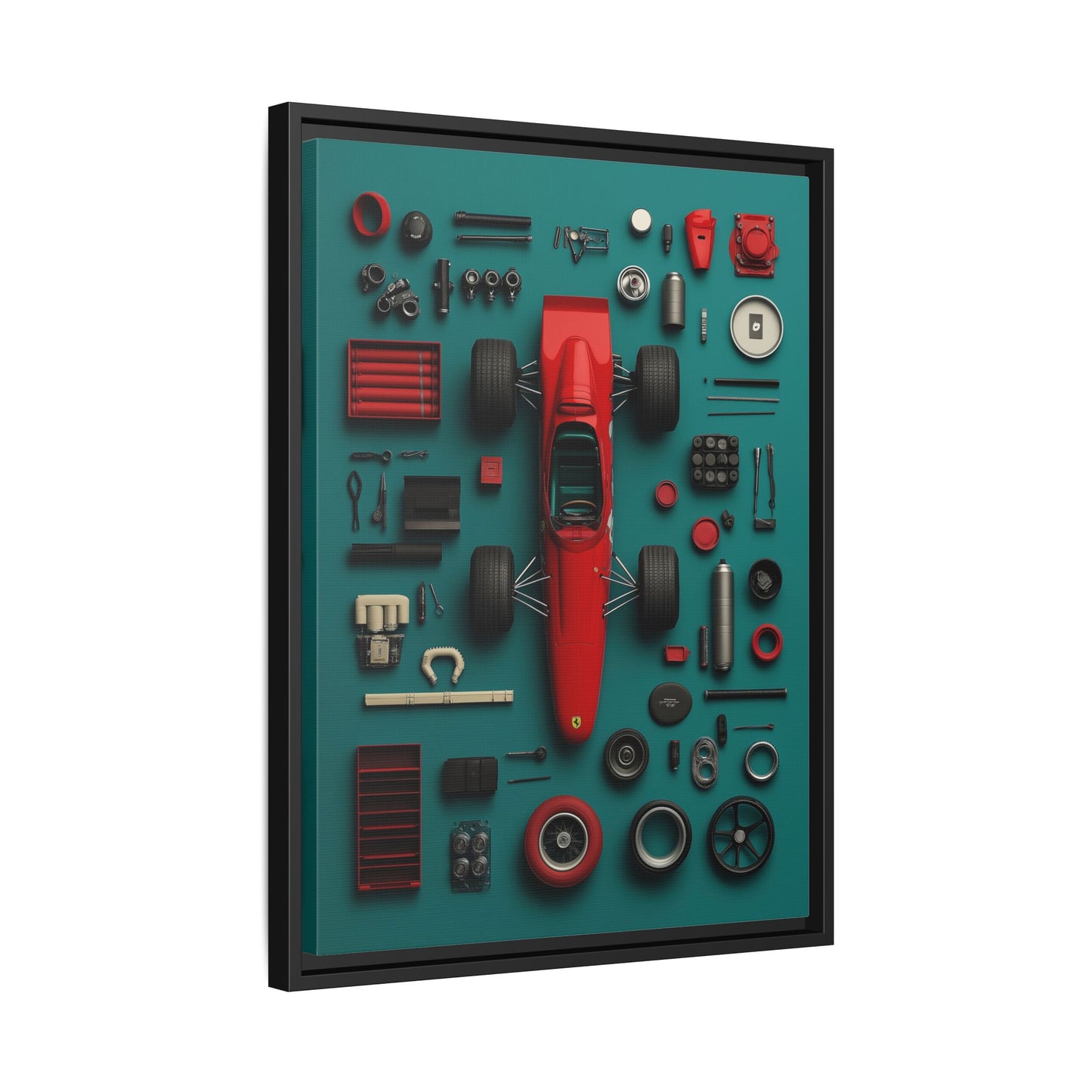 F1 Classic Framed Canvas