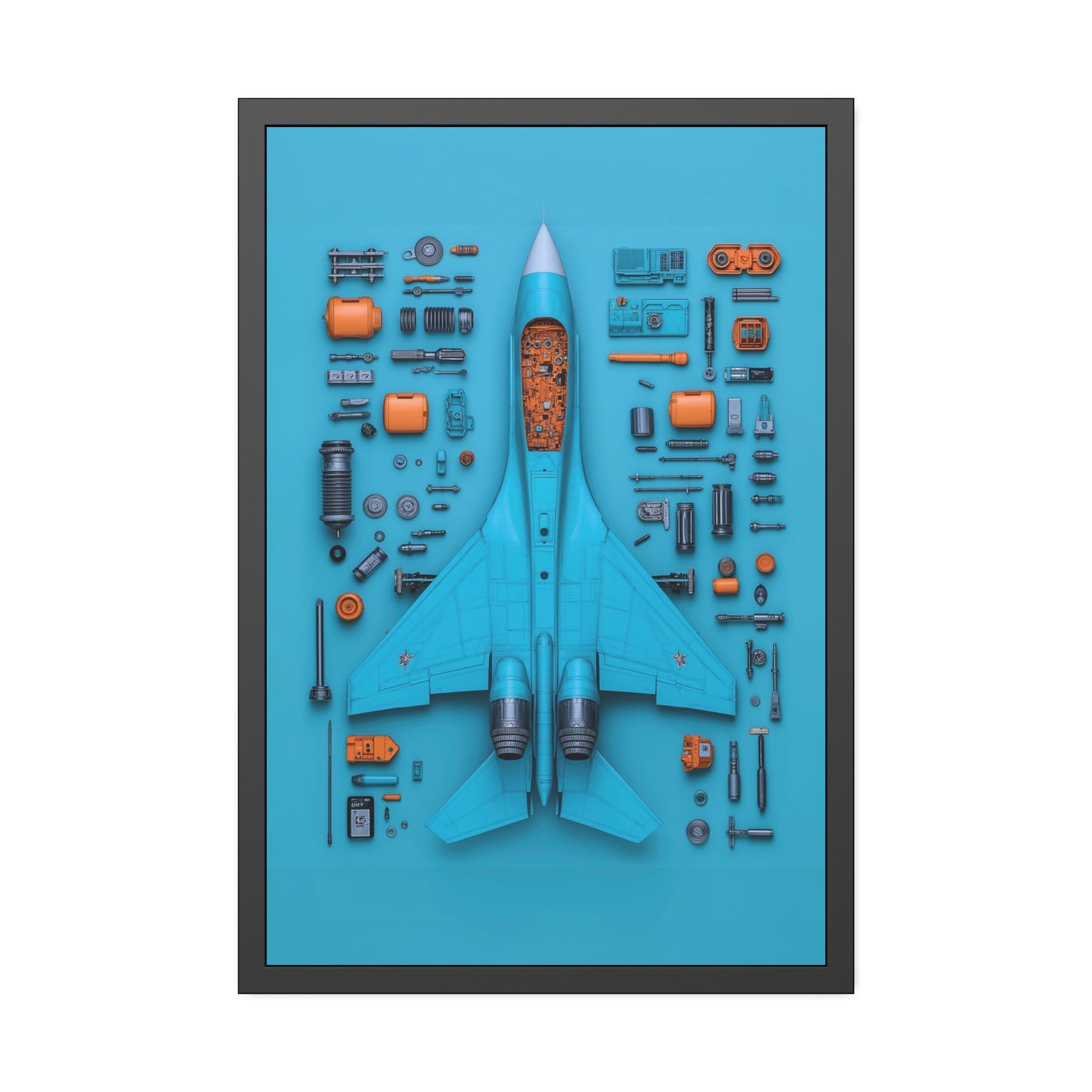 Jet Framed Poster US