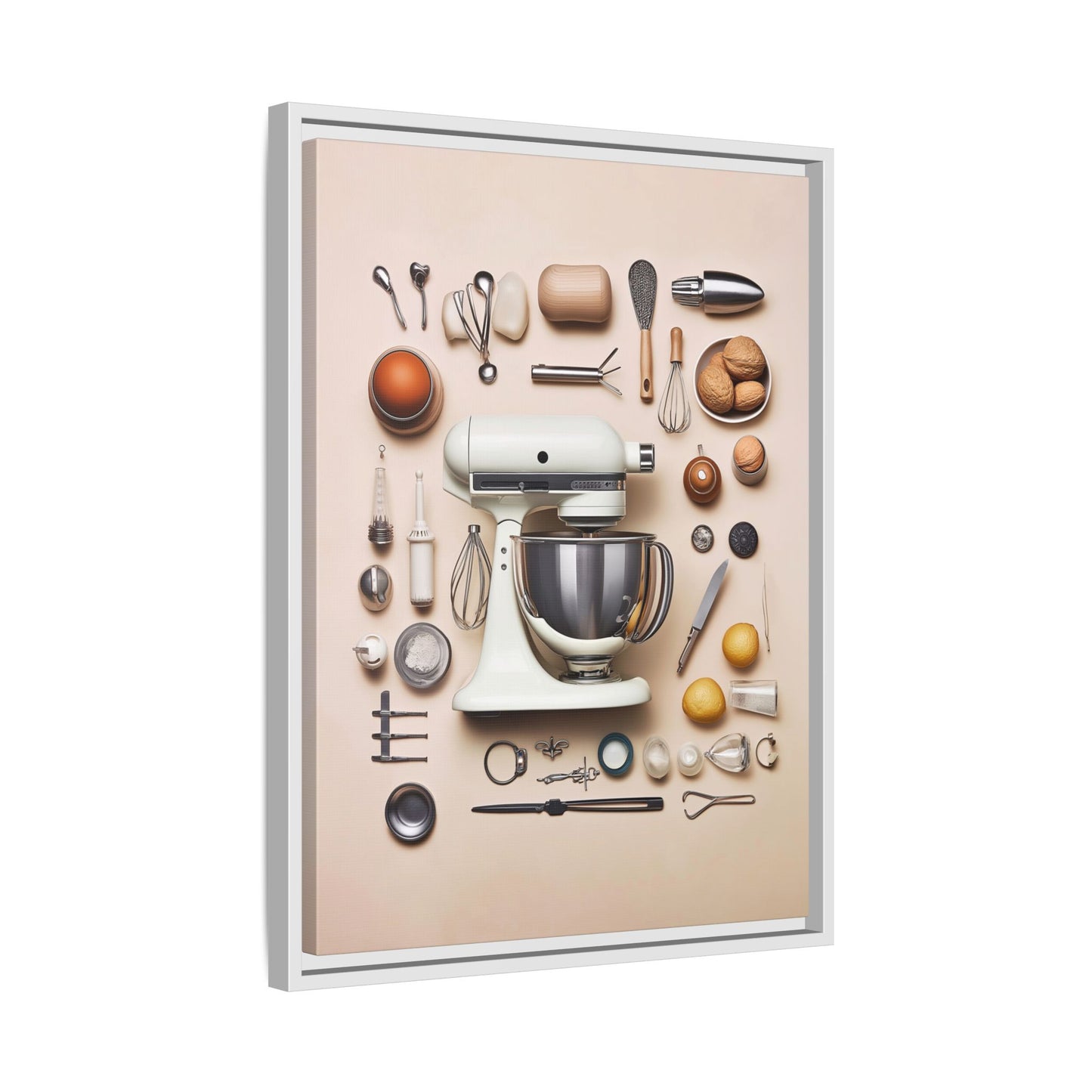 Shaker Shaker Framed Canvas