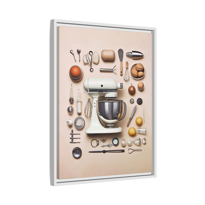 Shaker Shaker Framed Canvas