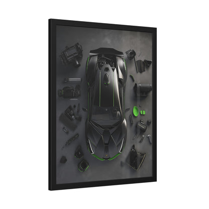 Black Lambo Framed Poster US