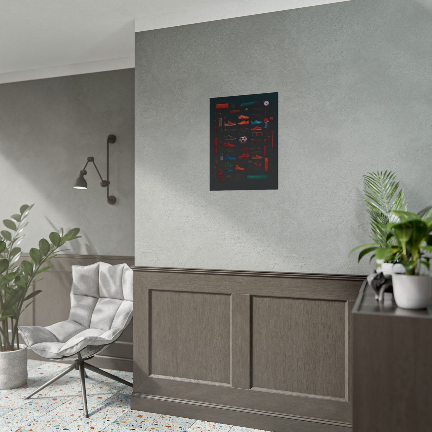 Football Cleats Rolled Poster