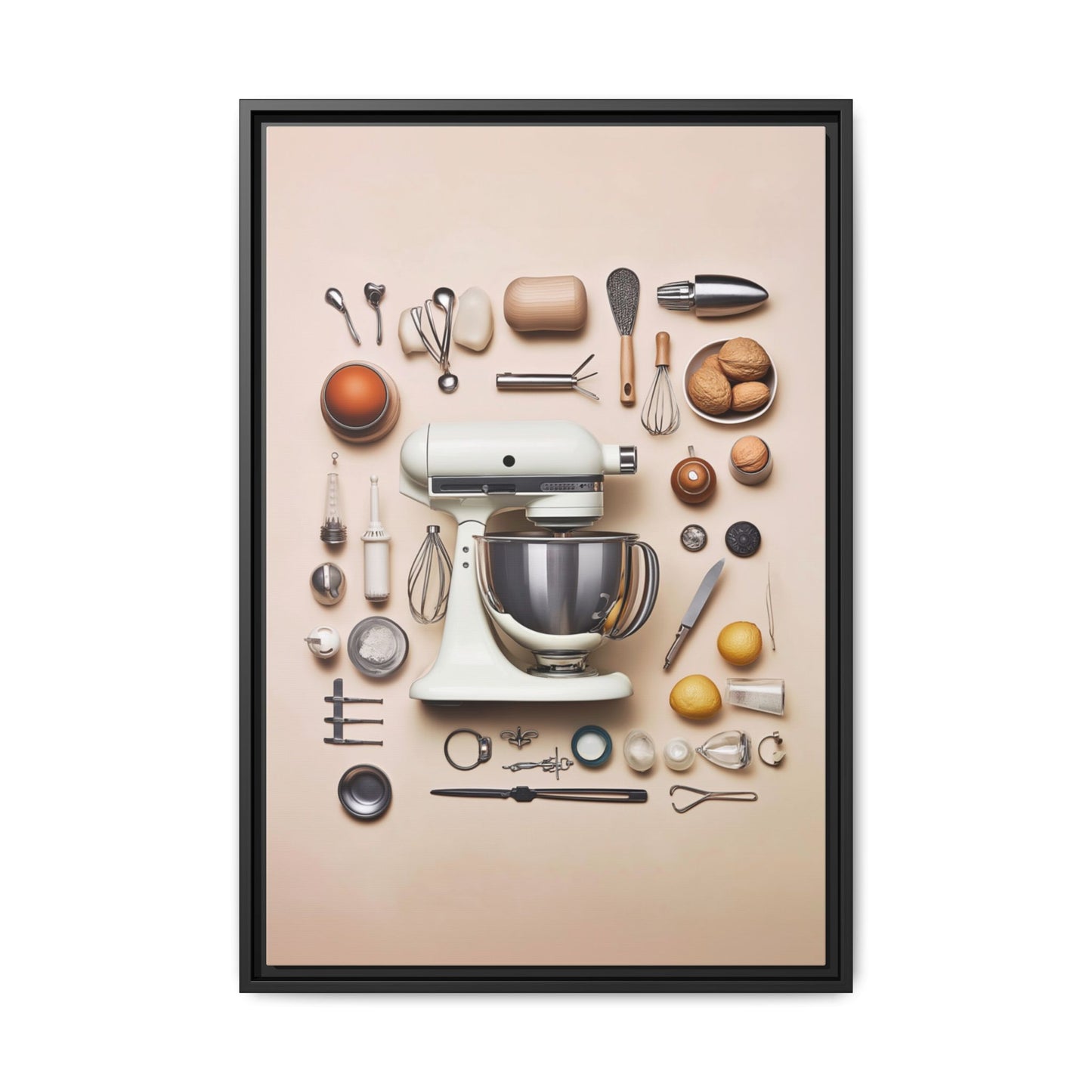 Shaker Shaker Framed Canvas