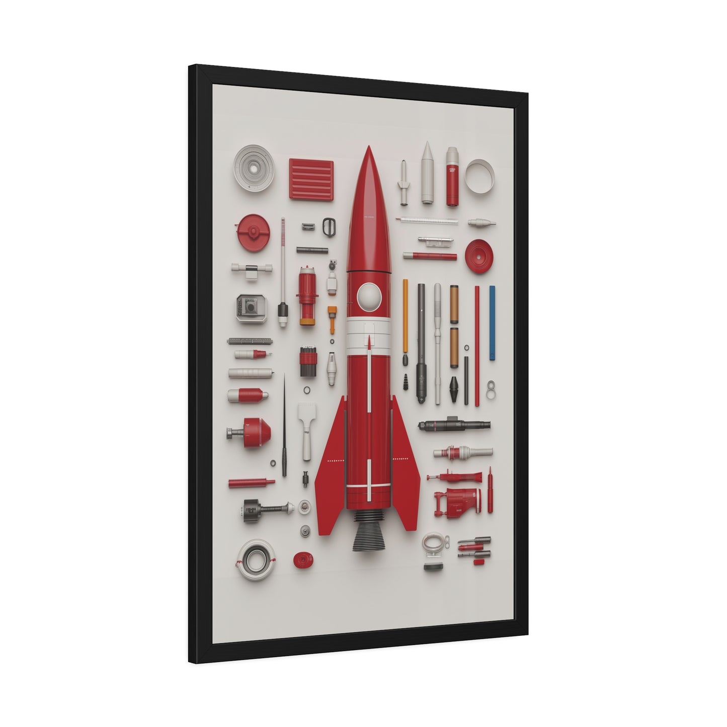 Red Rocket Framed Poster US