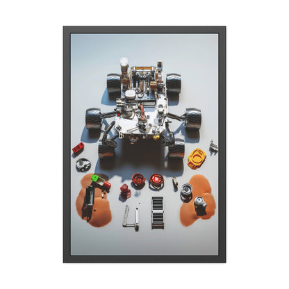 Space Rover Framed Poster US