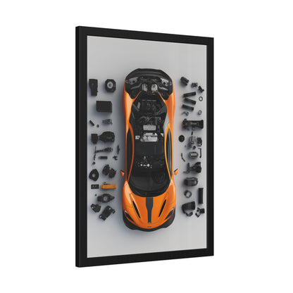 McLaren 765LT Framed Poster US