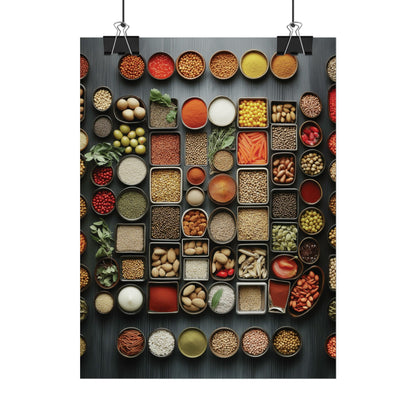 Ingredients Rolled Poster