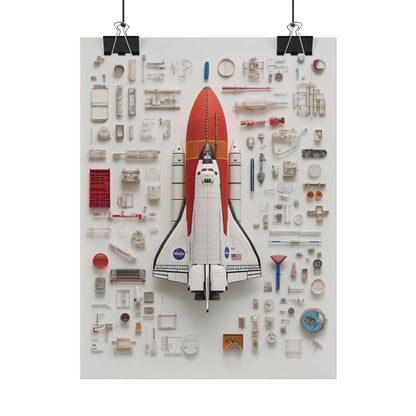 Shuttle Rolled Poster