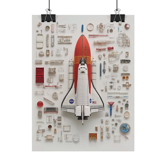 Shuttle Rolled Poster