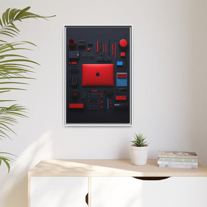 Mac Framed Canvas