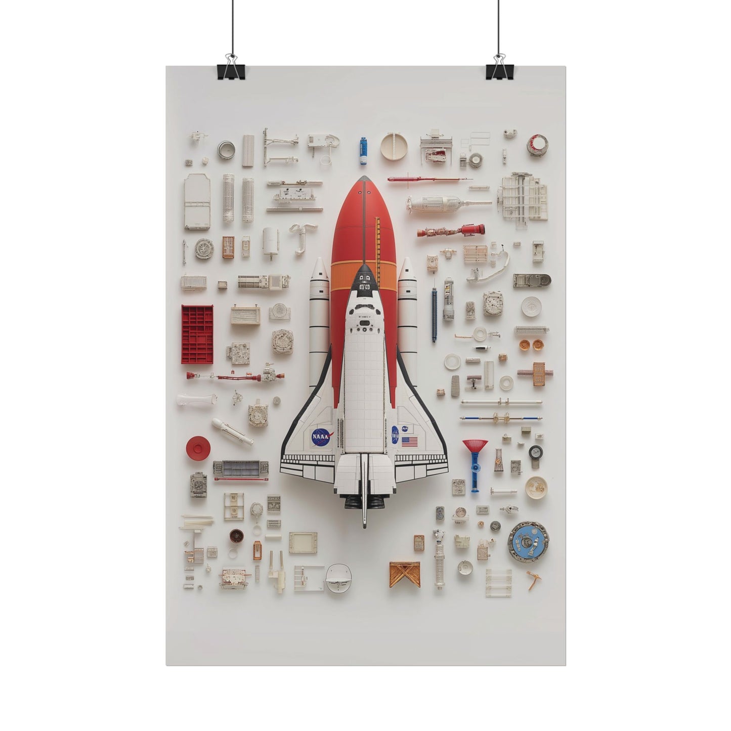 Shuttle Rolled Poster