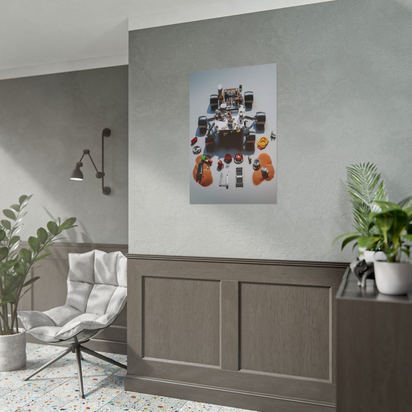 Space Rover Rolled Poster