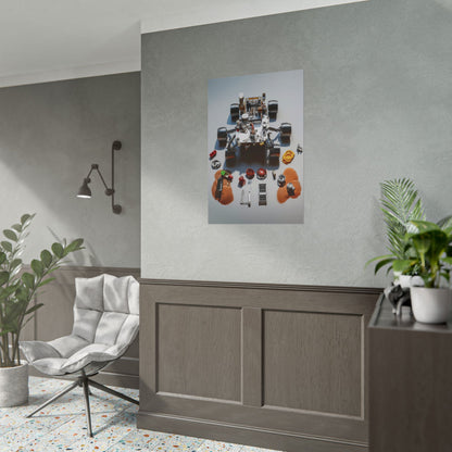 Space Rover Rolled Poster