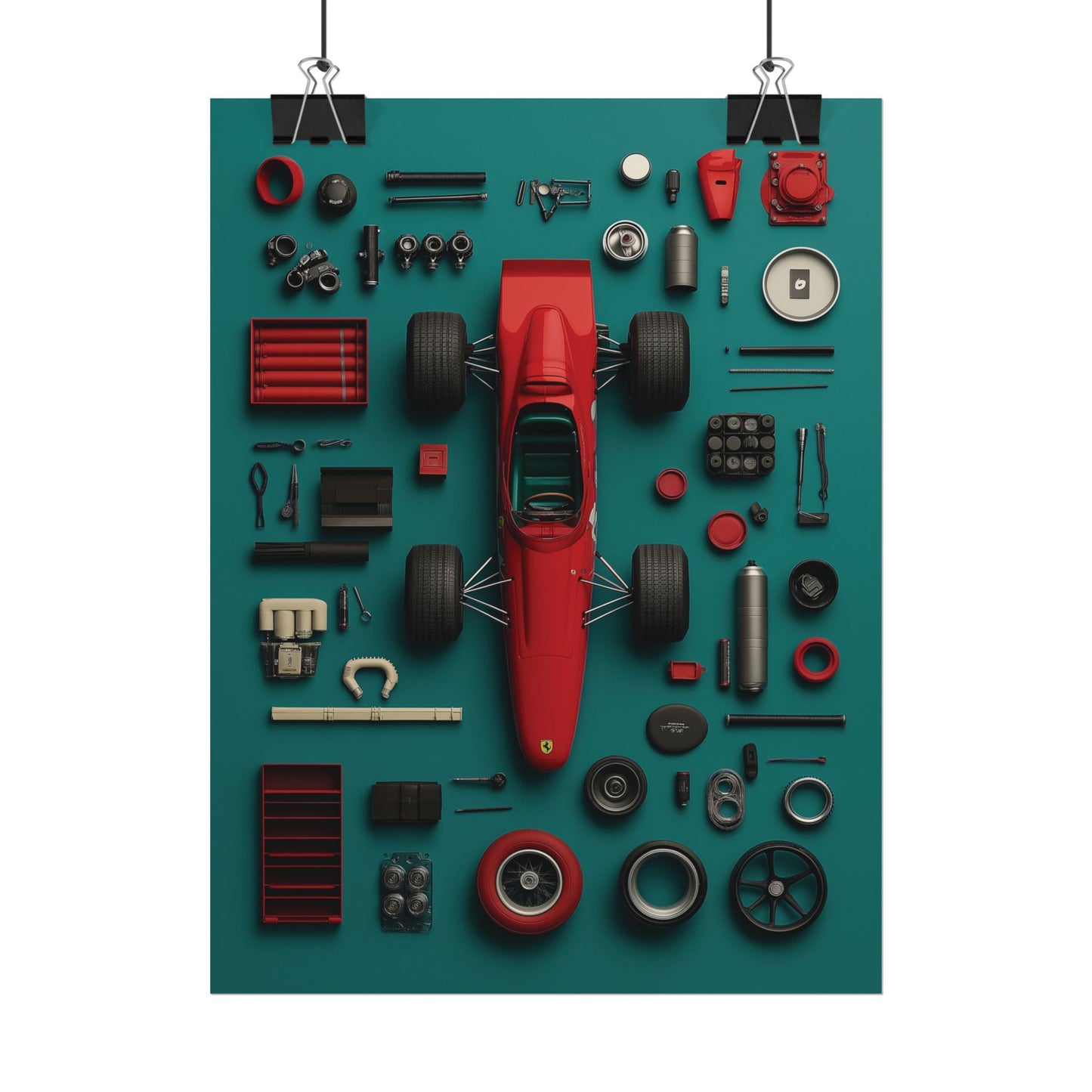 F1 Classic Van Rolled Poster