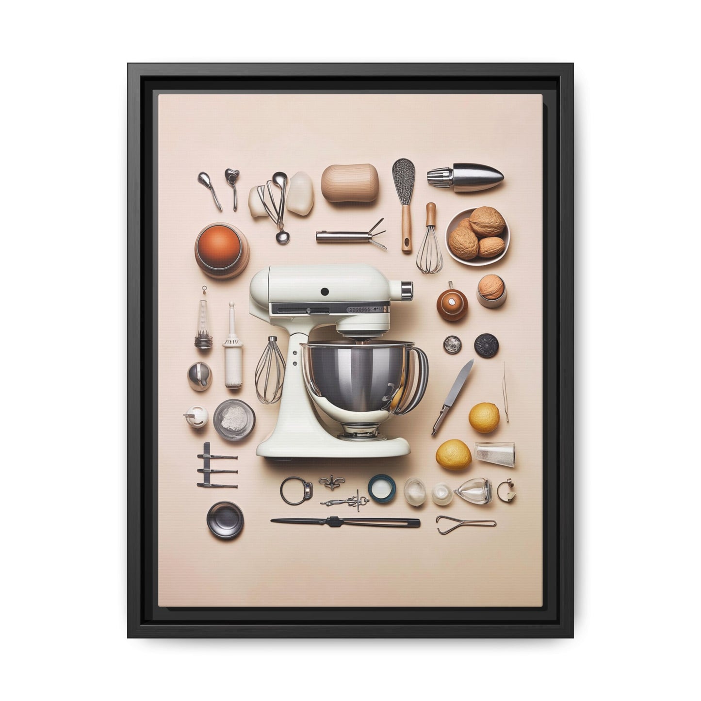 Shaker Shaker Framed Canvas