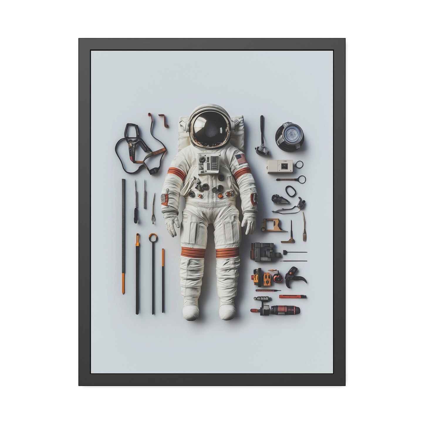 Astronaut Apollo Framed Poster US
