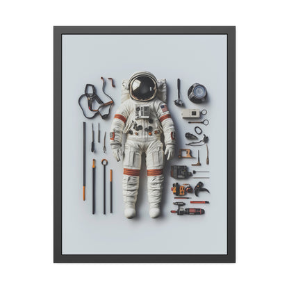 Astronaut Apollo Framed Poster US