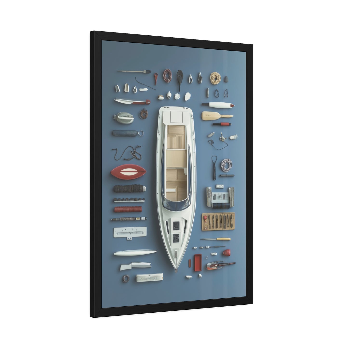 Fast Boat Framed Poster US