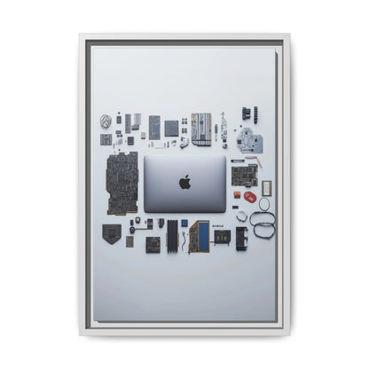 Grey Mac Framed Canvas