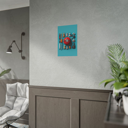 Pokemon kit Rolled Poster