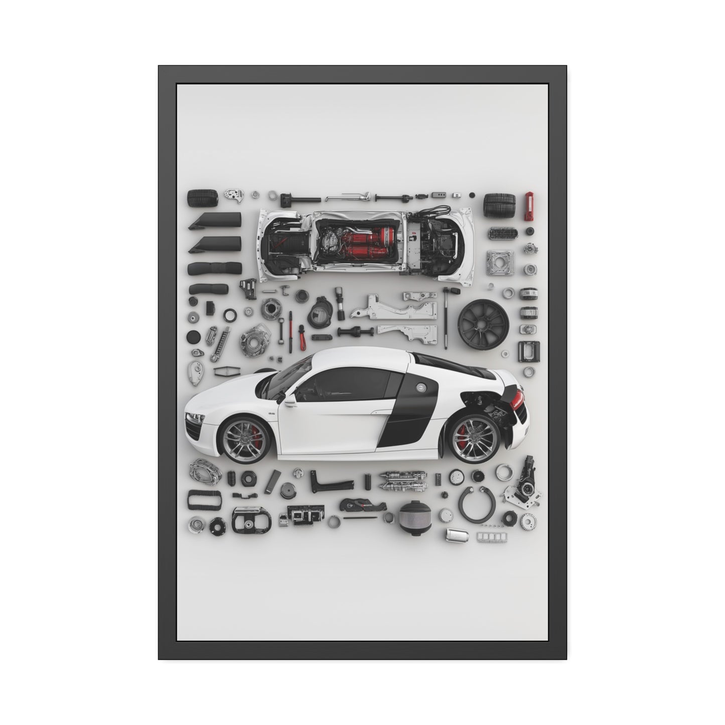 Audi r8 Framed Poster US