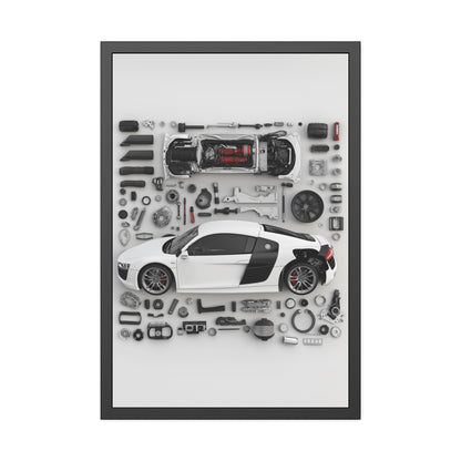 Audi r8 Framed Poster US
