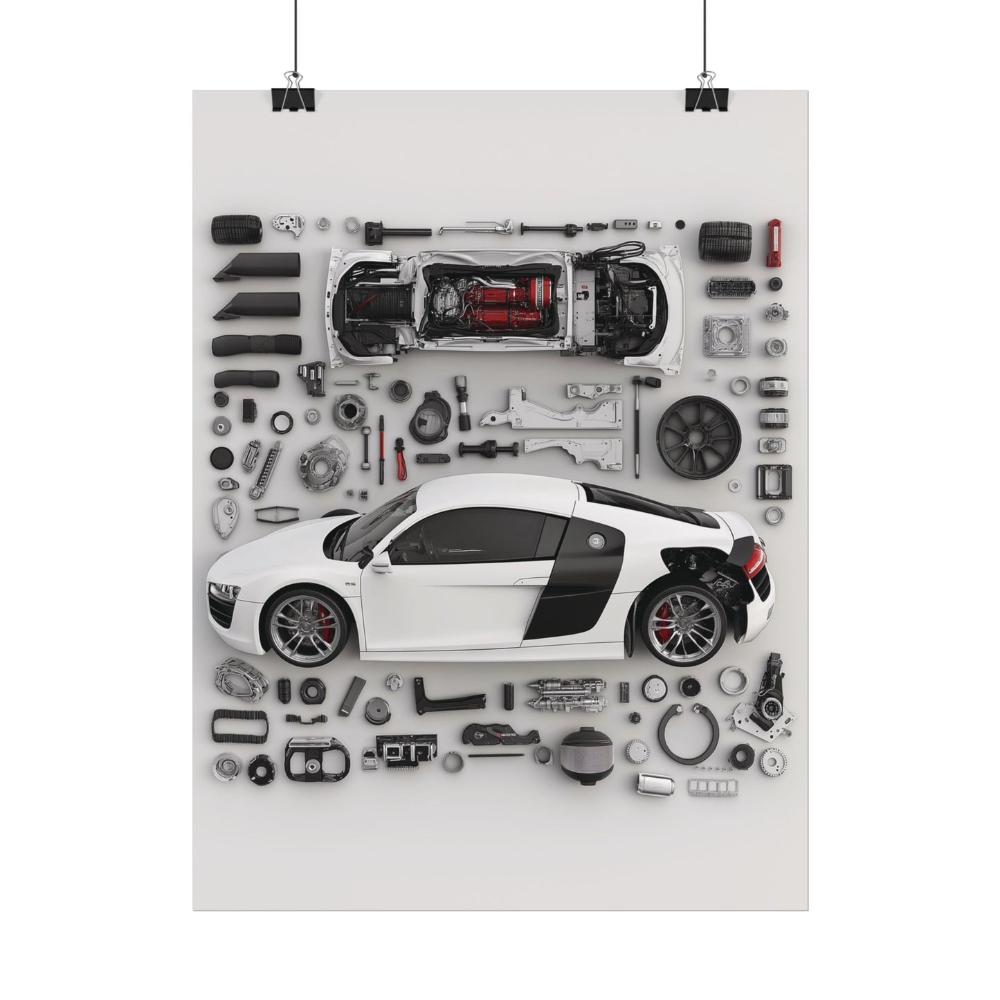 Audi R8 Rolled Poster