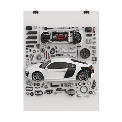 Audi R8 Rolled Poster