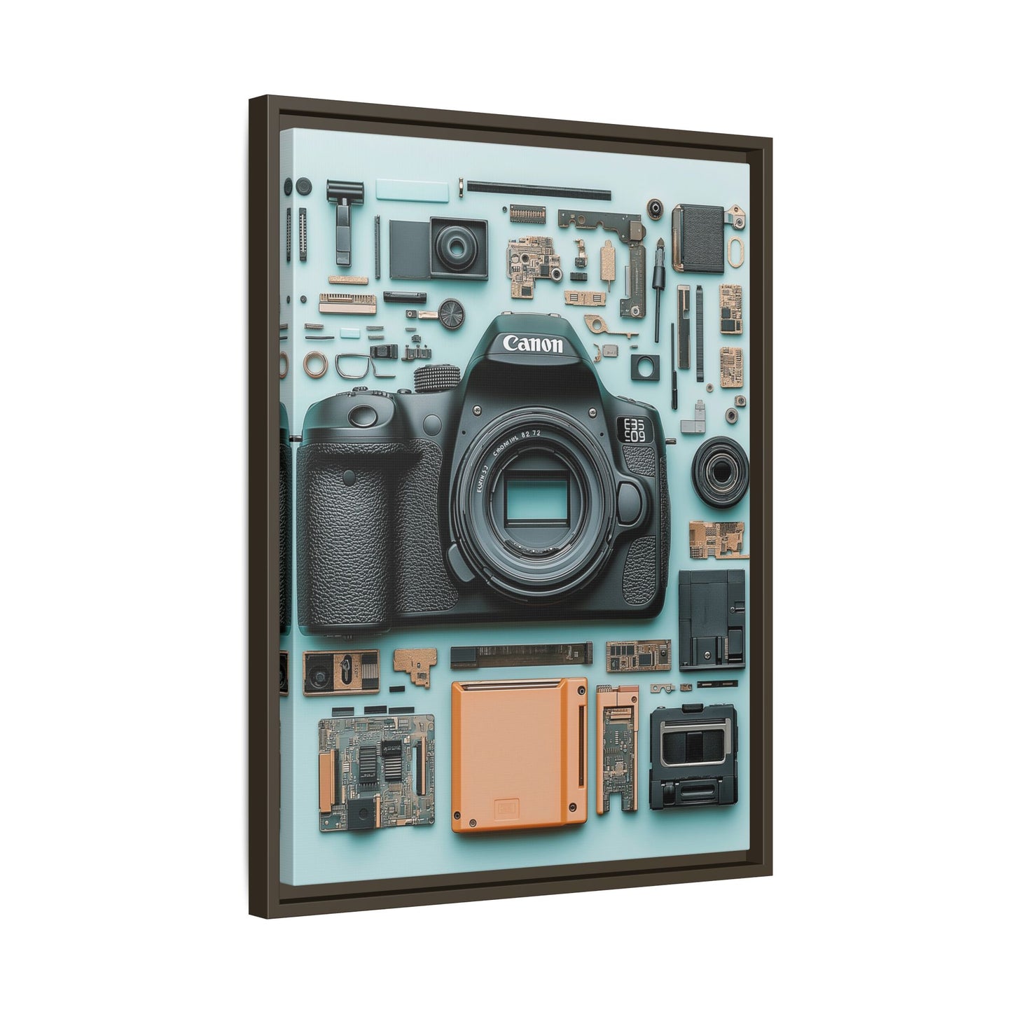 Canon Camera Framed Canvas