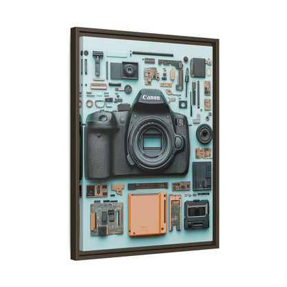 Canon Camera Framed Canvas