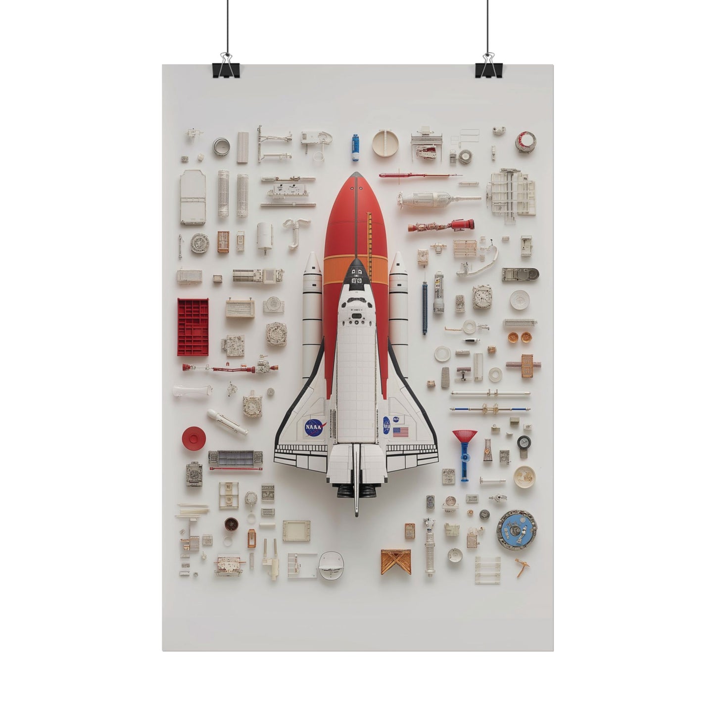 Shuttle Rolled Poster