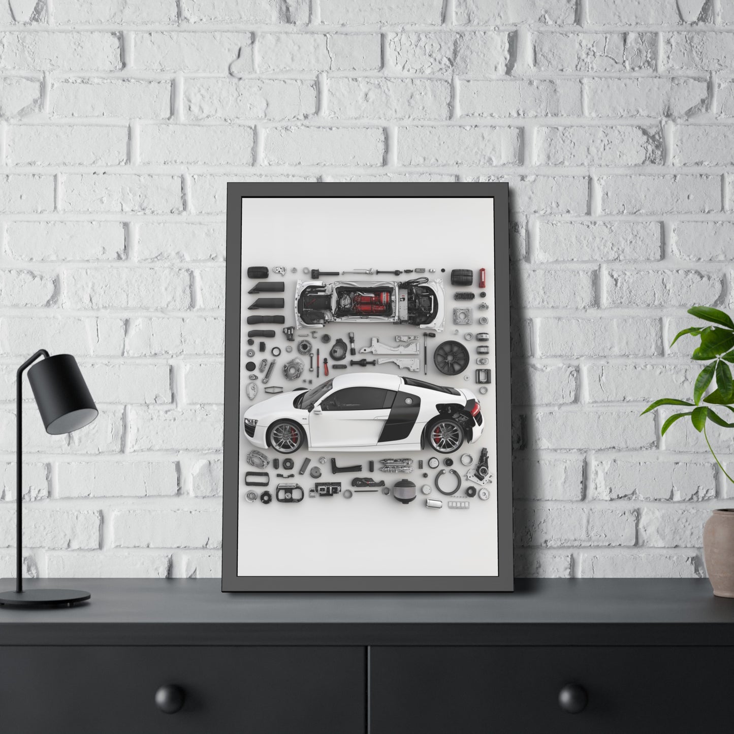 Audi r8 Framed Poster US