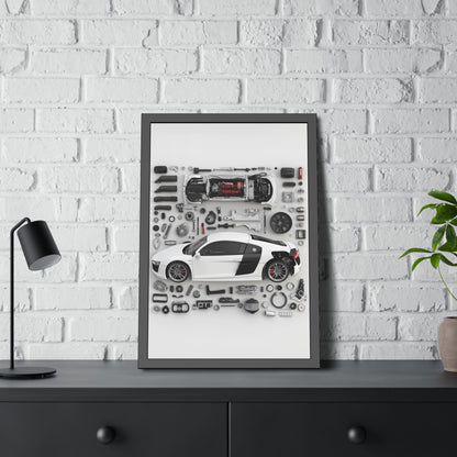 Audi r8 Framed Poster US