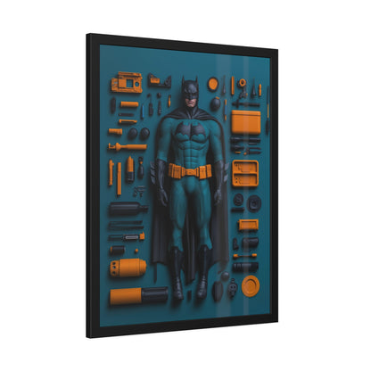 Bat man Framed Poster US