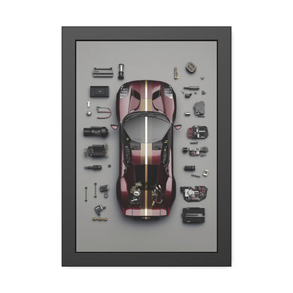 Ford GT Framed Poster US