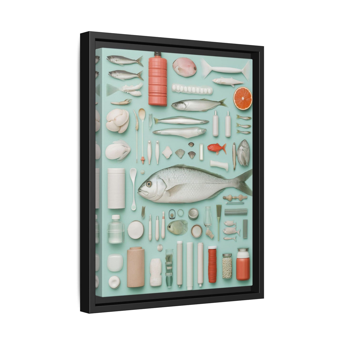 Fish Framed Canvas