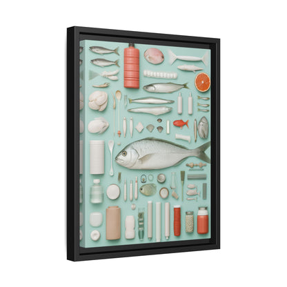 Fish Framed Canvas