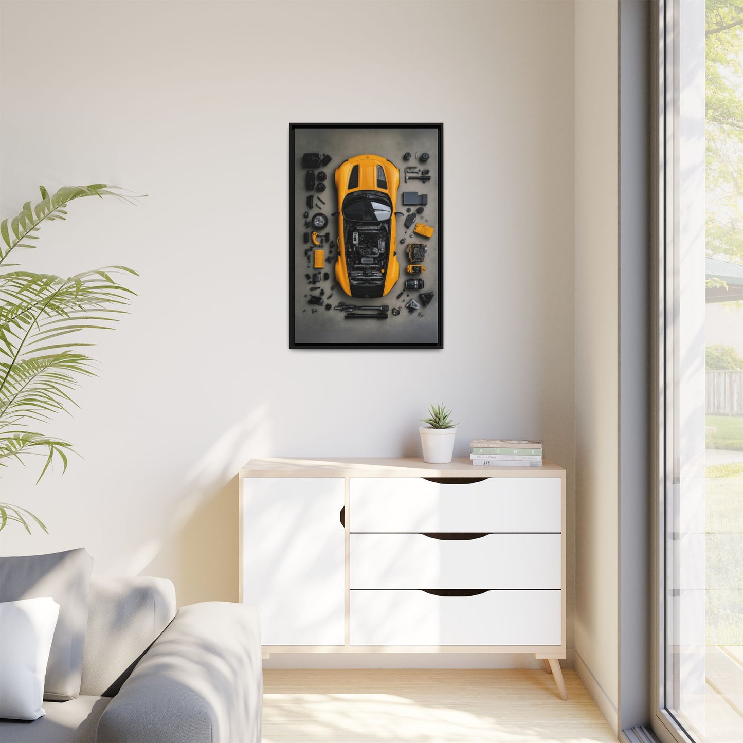 AMG GT Black Series Framed Canvas