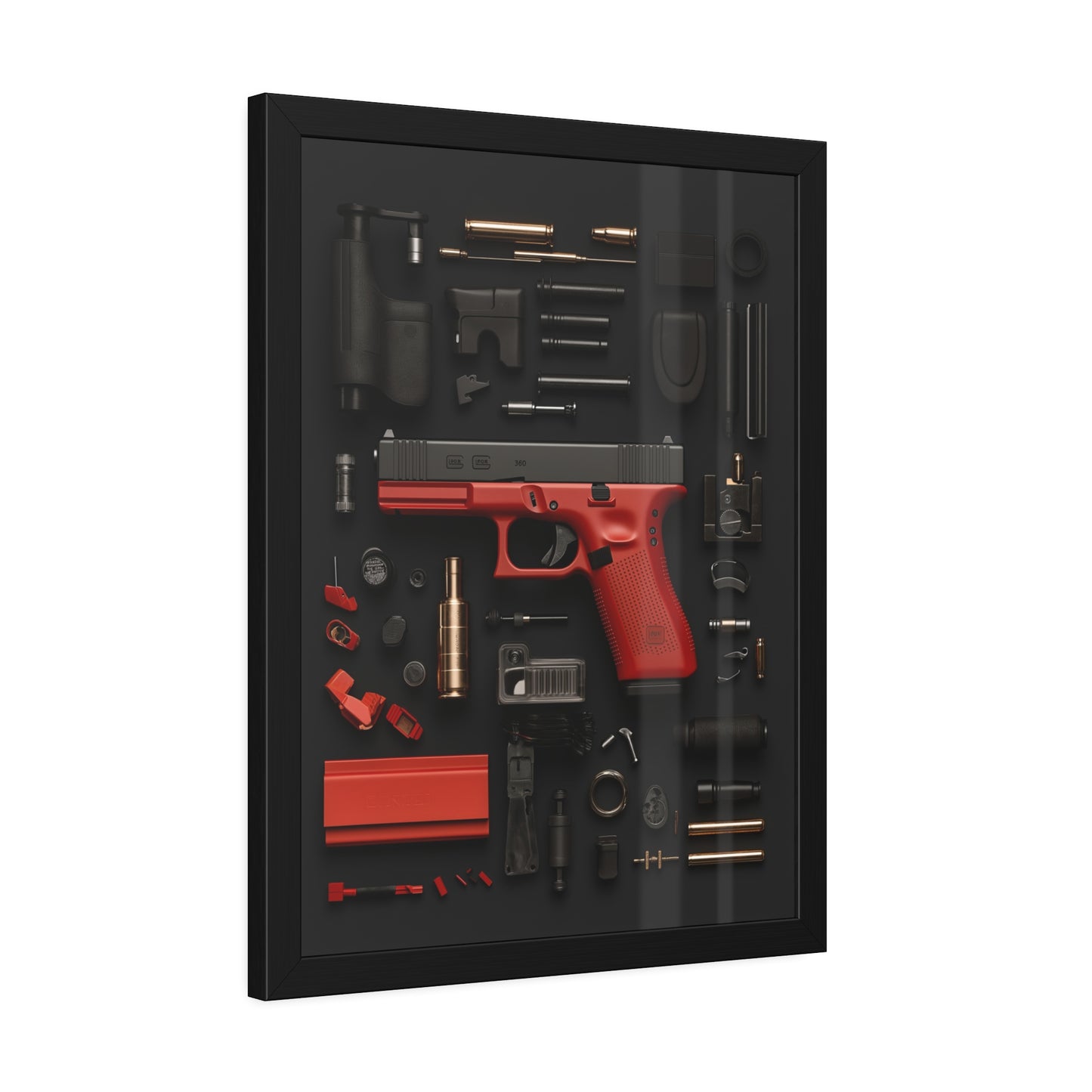 Red GunArt Framed Poster US